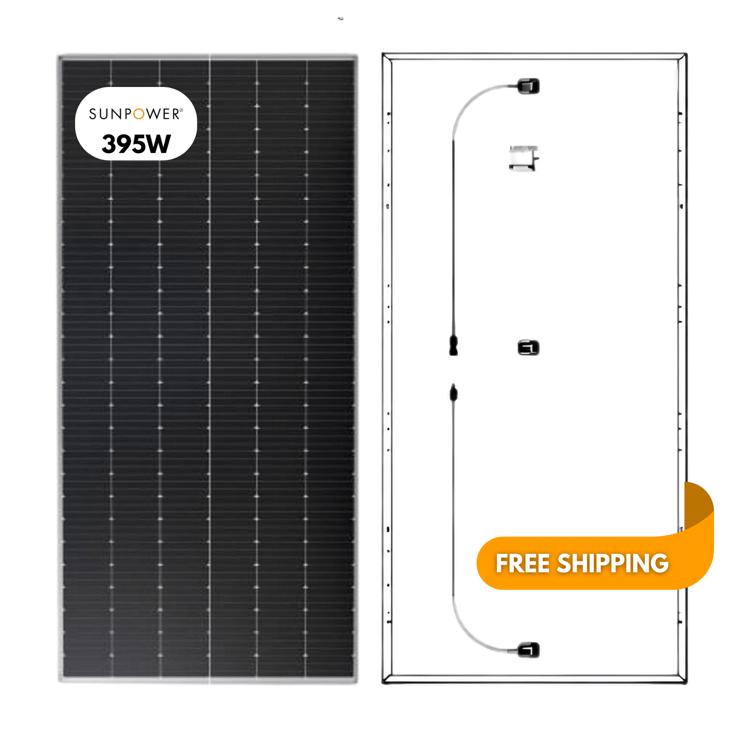 23 - Pack 395W SunPower Maxeon Tier 1 Panels - 9.09kW Pallet (SPR - P19 - 395 - COM) - Wholesale Pallet Deal pallet Clear Energy Partners
