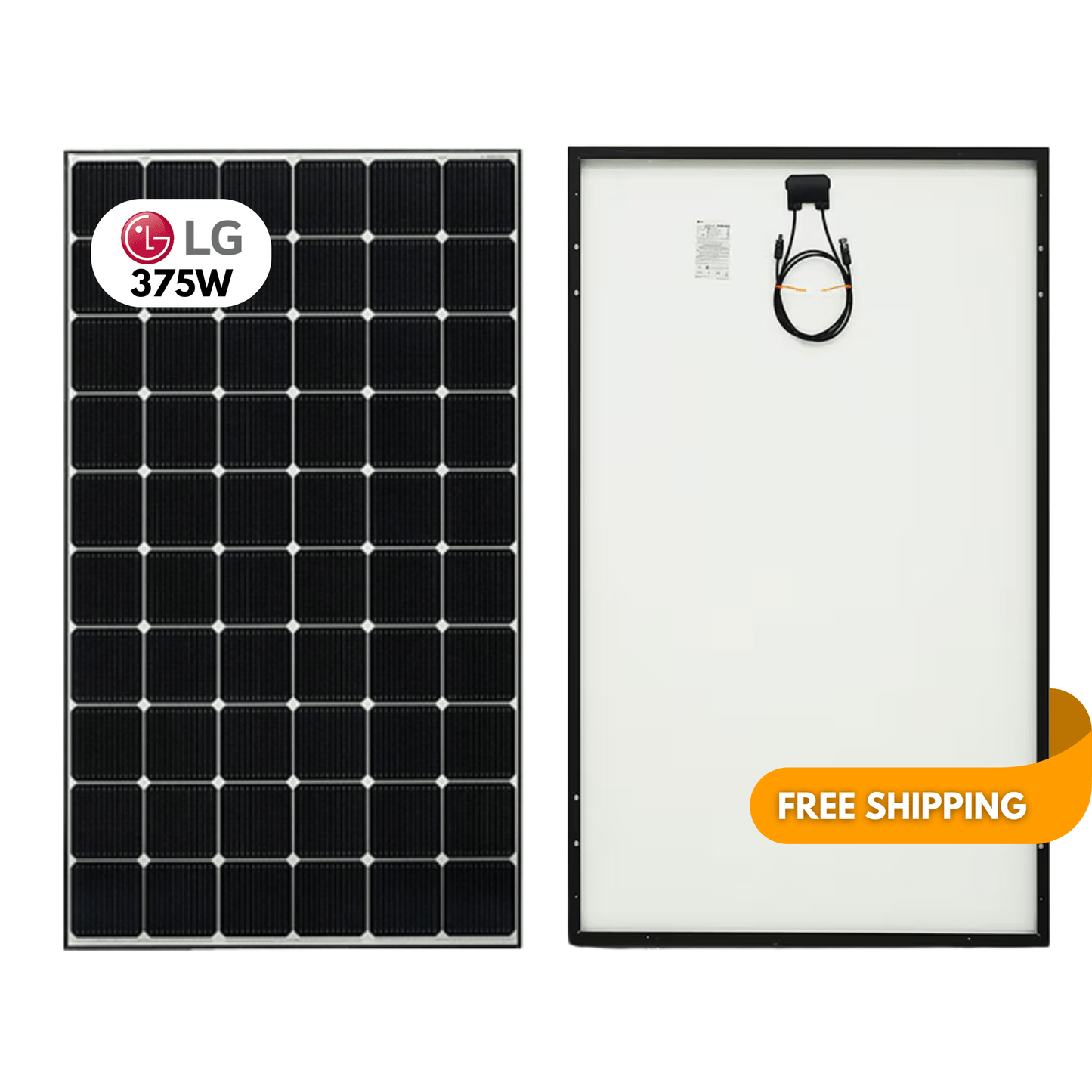 25 - Pack 375W LG Tier 1 Panels - 9.38kW Pallet (LG375N1C - A6.BUS) - Wholesale Pallet Deal pallet Clear Energy Partners