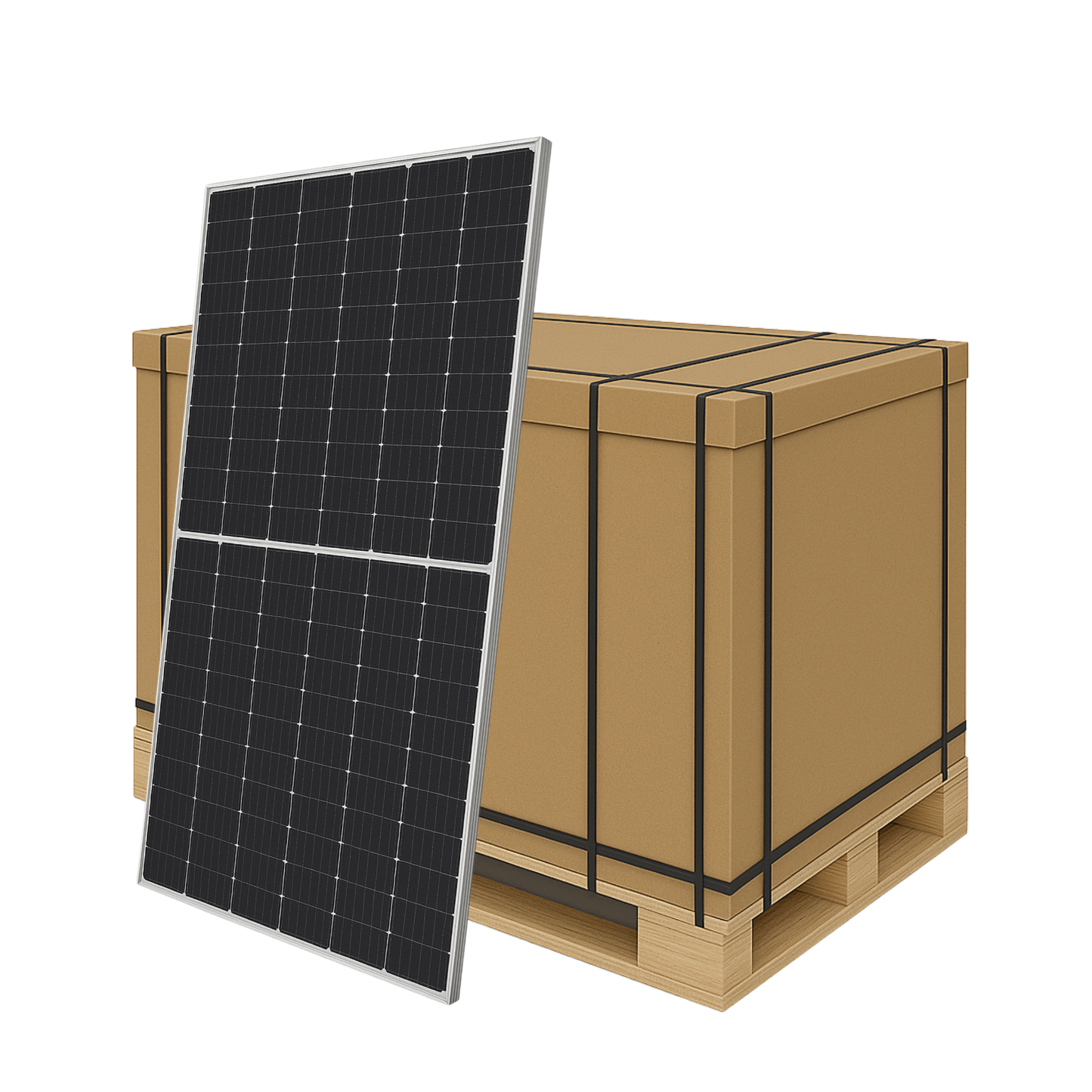 36 - Pack 585W Jinko Tier 1 Bifacial Panels - 21.06kW Pallet (JKM585N - 72HL4 - BDV) - Wholesale Pallet Deal pallet Clear Energy Partners