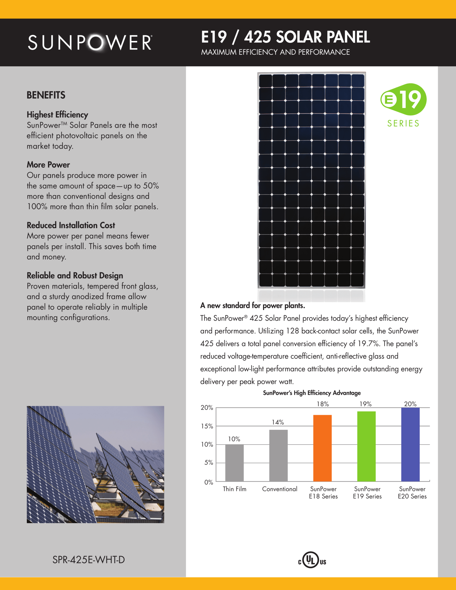 21 - Pack 425W SunPower Maxeon Used Panels - 8.9kW Pallet (SPR - 425E - WHT - D) - Wholesale Pallet Deal pallet Clear Energy Partners