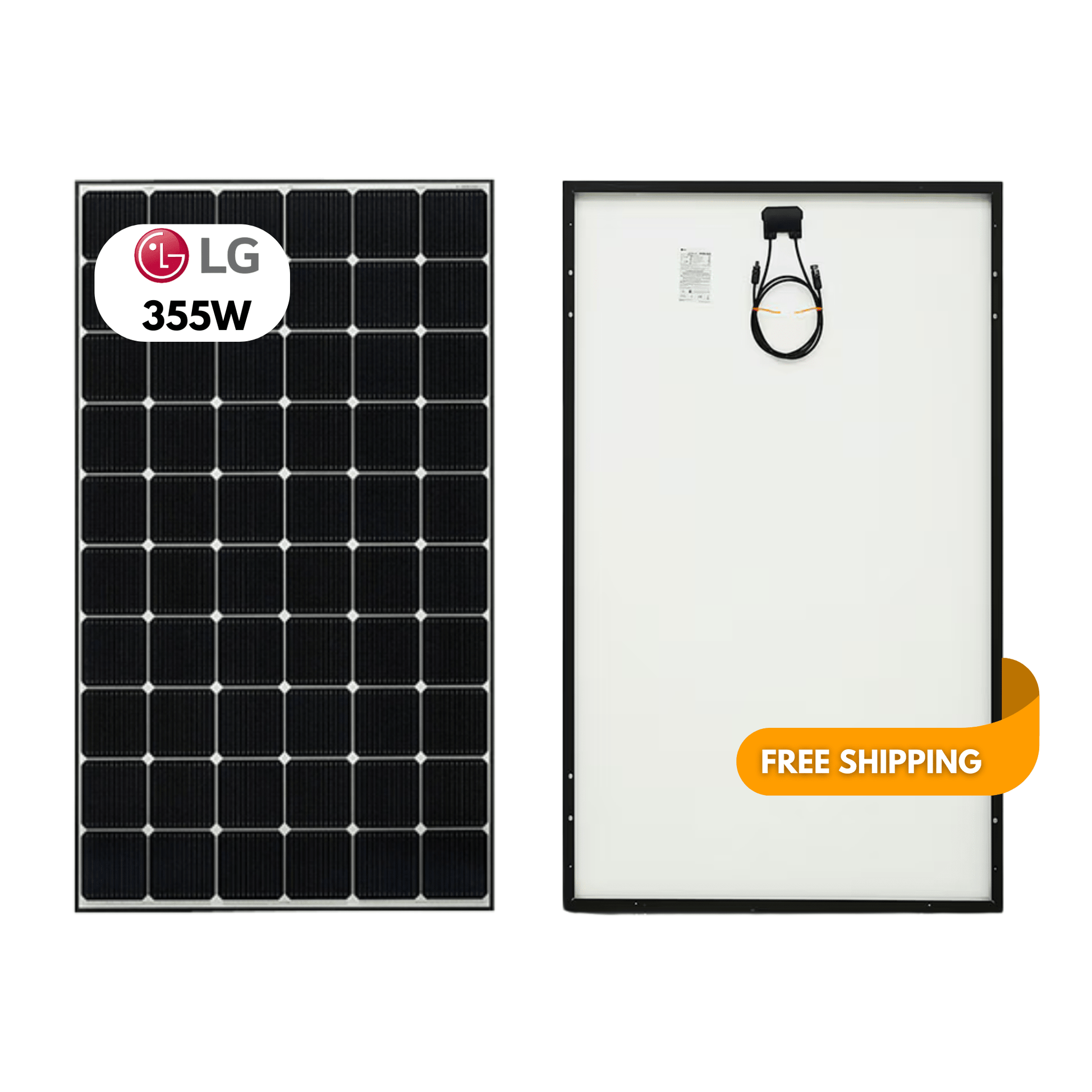 25 - Pack 355W LG Tier 1 Panels - 8.88kW Pallet (LG355N1C - N5) - Wholesale Pallet Deal pallet Clear Energy Partners