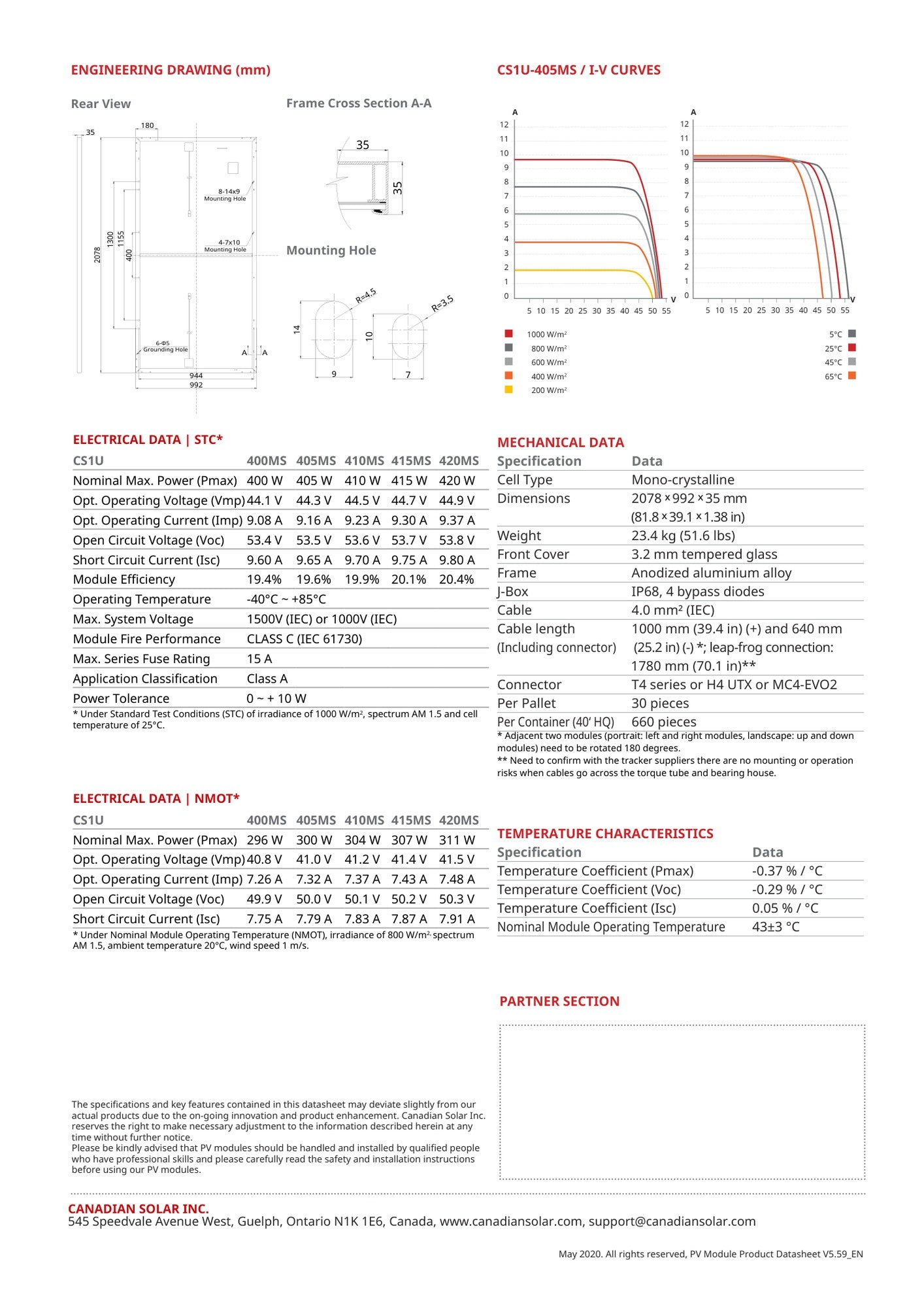 30 - Pack 400W Canadian Solar Tier 1 Panels - 12kW Pallet (CS1U - 400MS) - Wholesale Pallet Deal pallet Clear Energy Partners
