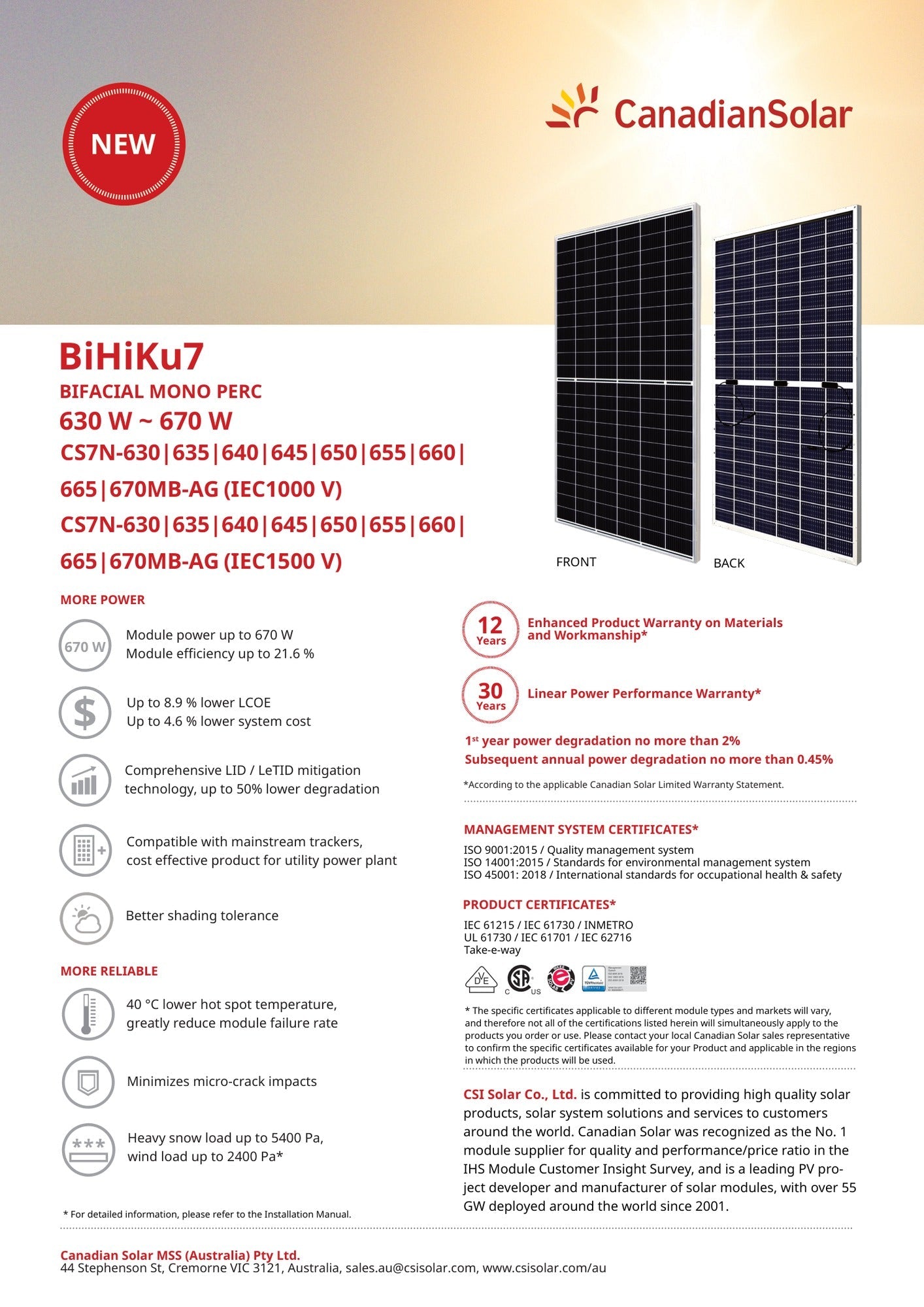 31 - Pack 655W Canadian Solar Tier 1 Bifacial Panels - 20.31kW Pallet (CS7N - 655MB - AG) - Wholesale Pallet Deal pallet Clear Energy Partners