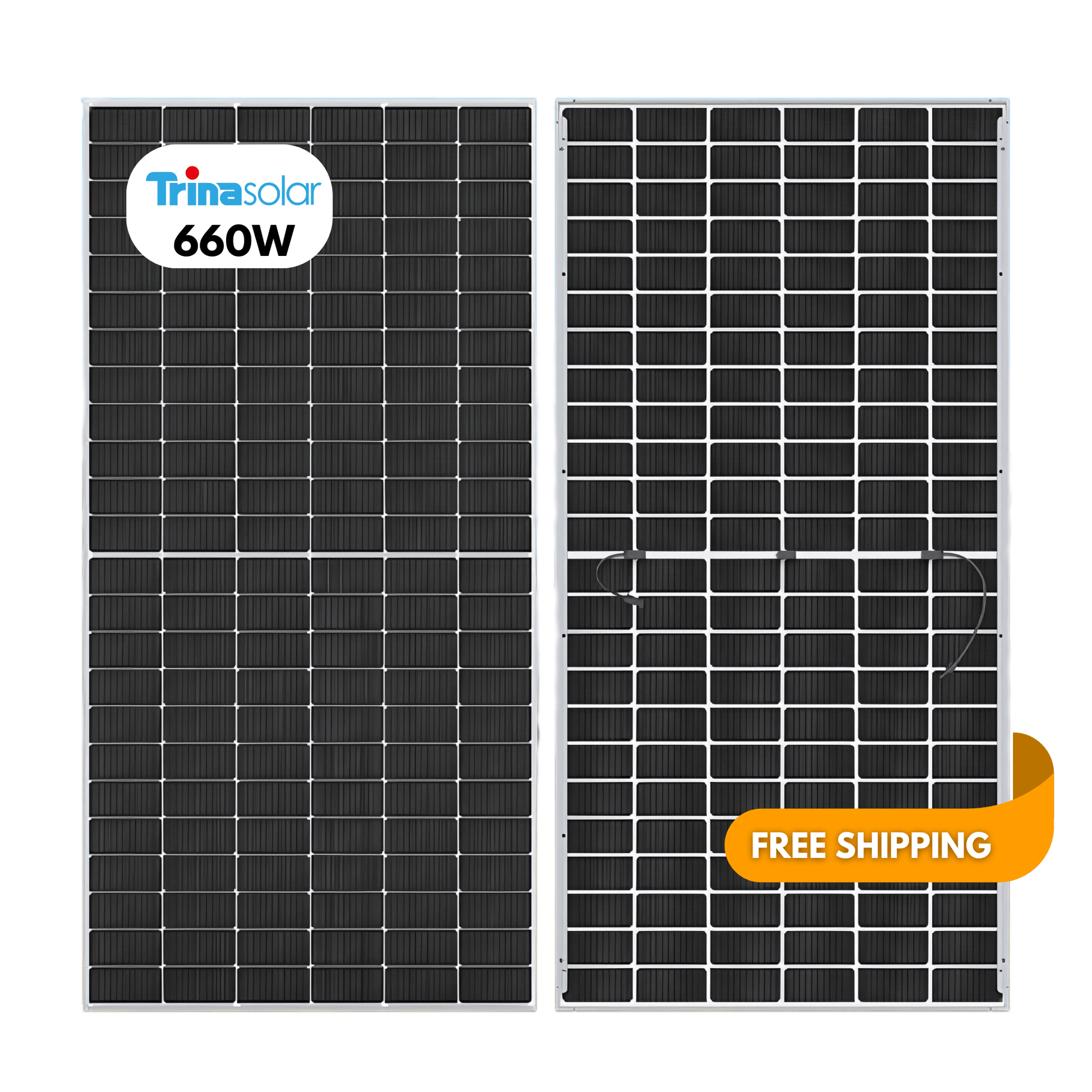 33 - Pack 660W Trina Tier 1 Bifacial Solar Panels - 21.78kW Pallet (TSM - DEG21C.20) - Wholesale Pallet Deal pallet Clear Energy Partners