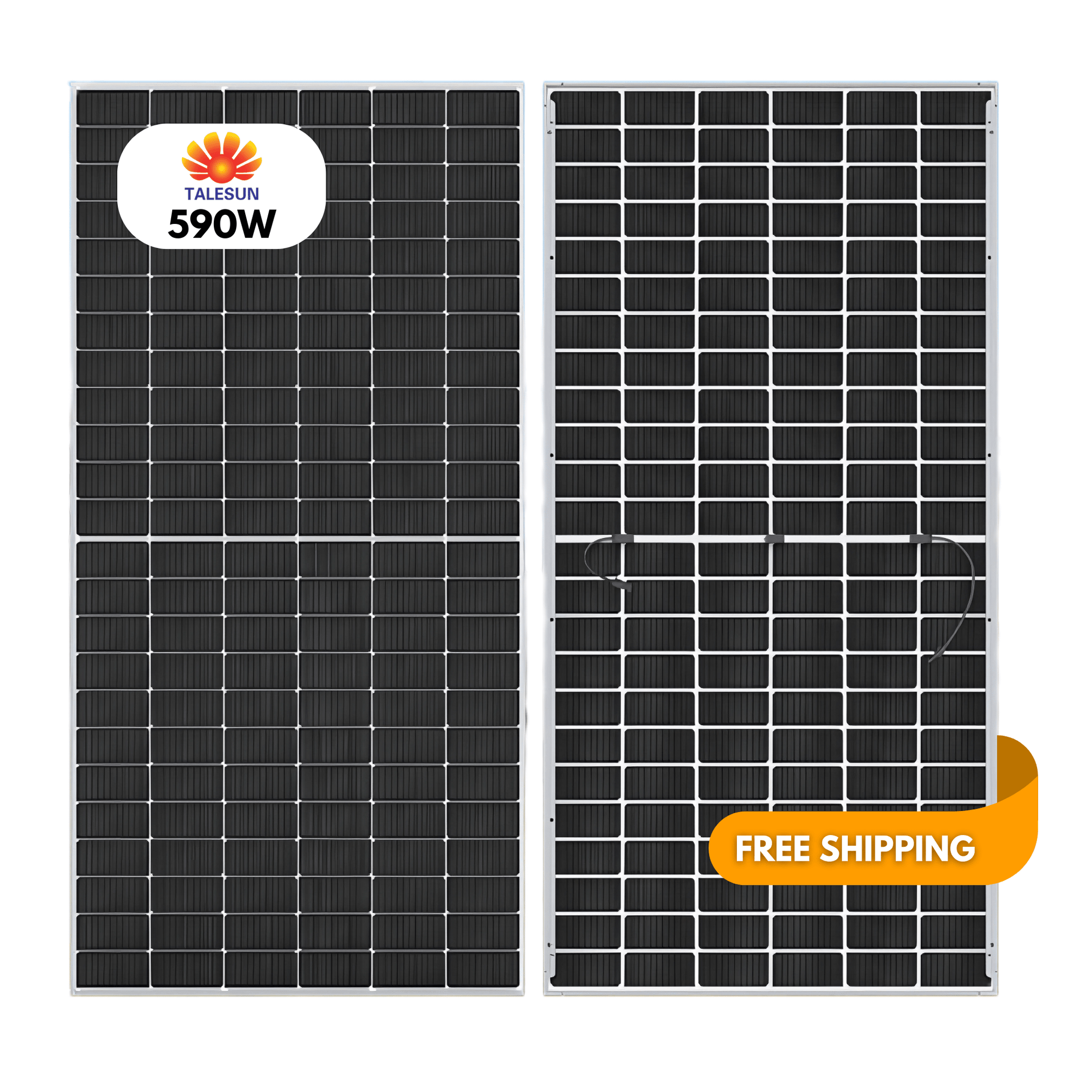 36 - Pack 590W Talesun N - Type Bifacial Solar Panels - 21.24kW Pallet (TM7G72M - 590) - Wholesale Pallet Deal pallet Clear Energy Partners