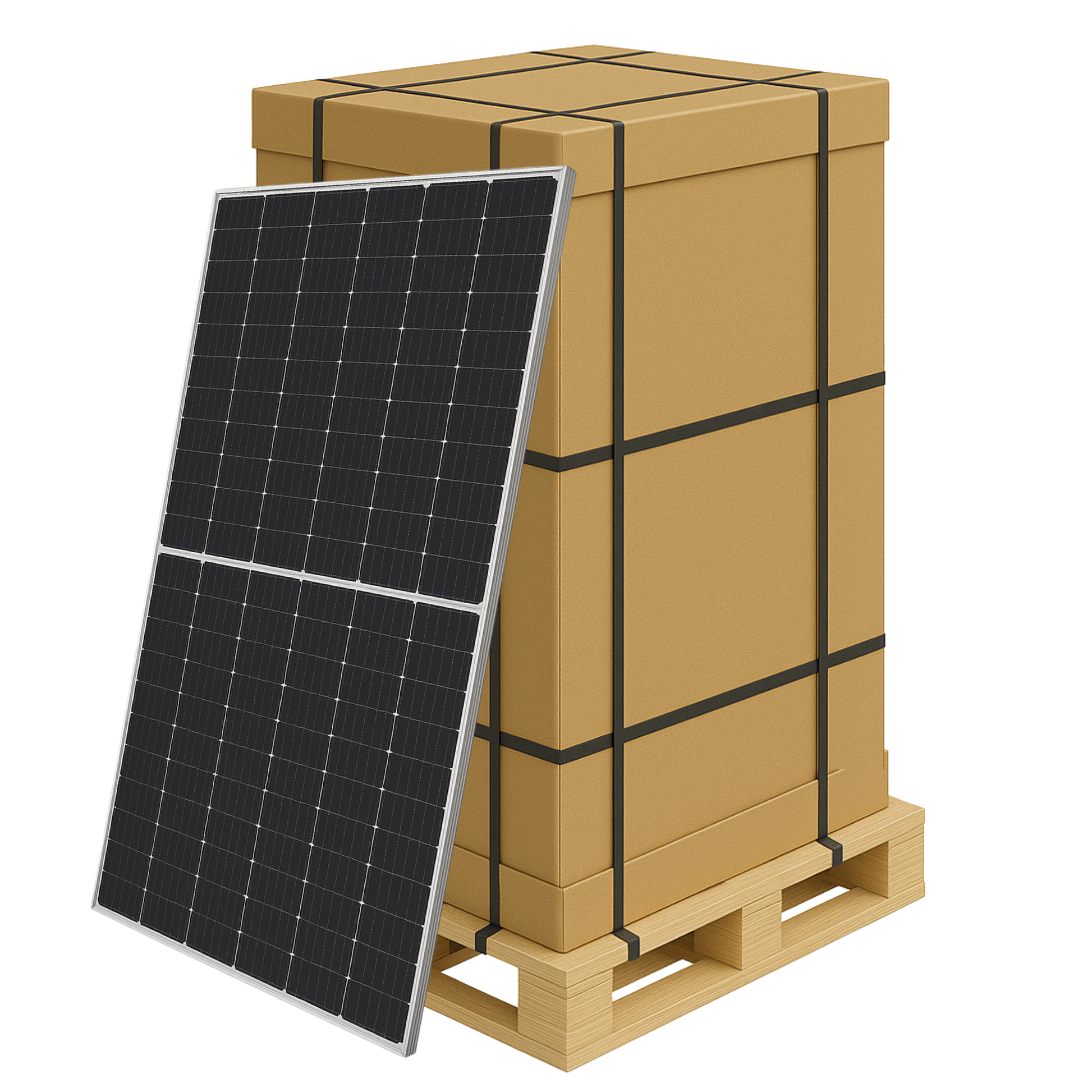 36 - Pack 650W Alps Bifacial N - Type Solar Panels - 23.4kW Pallet (ALPS78D30 - 650/TP) - Wholesale Pallet Deal pallet Clear Energy Partners