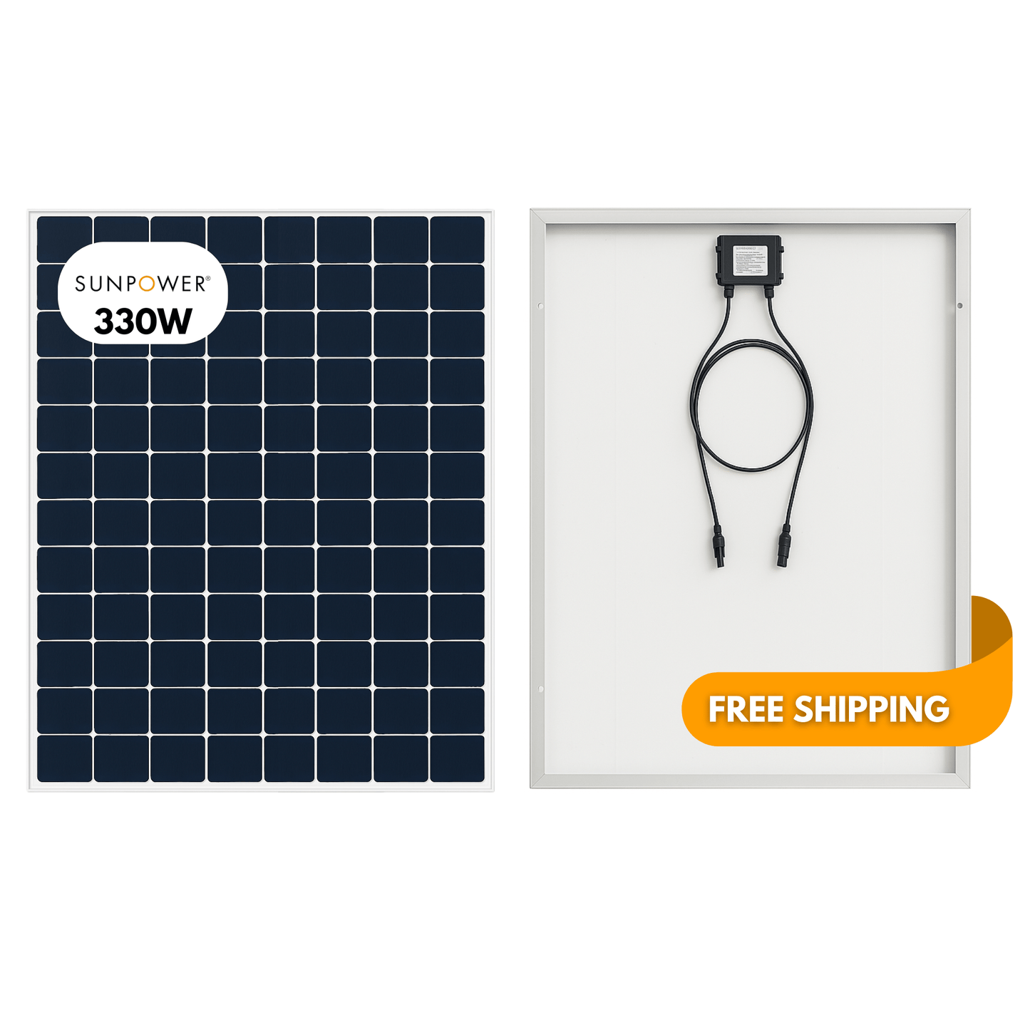 40 - Pack 330W SunPower Maxeon Tier 1 Panels - 13.2kW Pallet (SPR - E20 - 330 - COM) - Wholesale Pallet Deal pallet Clear Energy Partners