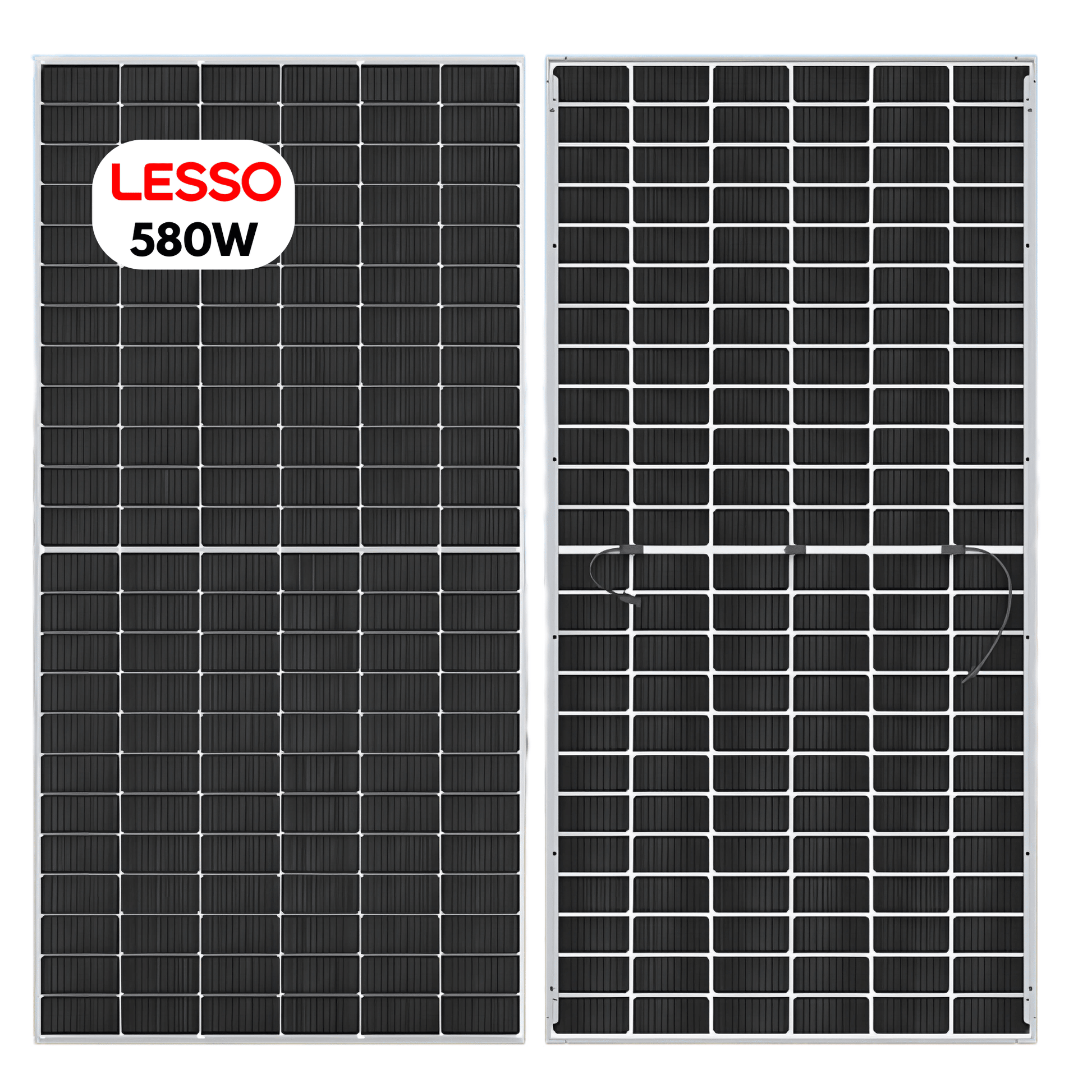 580W Lesso N - Type TopCon Bifacial Solar Panels (580C(HBD)72(182)) Wholesale Truckload