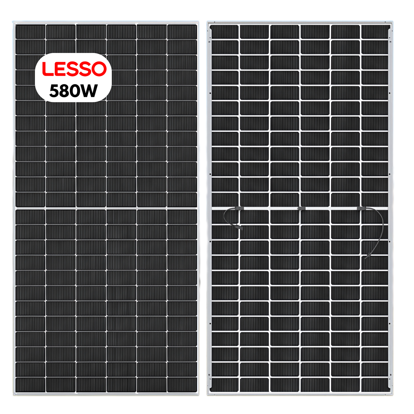 580W Lesso N-Type TopCon Bifacial Solar Panels (580C(HBD)72(182)) Wholesale Truckload