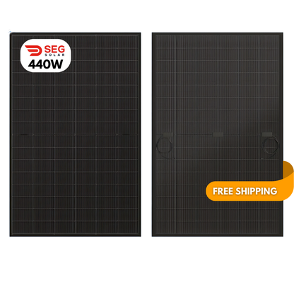 36-Pack 440W SEG N-Type Bifacial Tier 1 Solar Panels - 15.84kW Pallet (SEG-440-BTD-BG) - Wholesale Pallet Deal