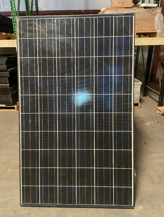 refurbished solar panel module for sale - 265 watt SolarCity Used Solar Panels - front of panel - Clear Energy Partners