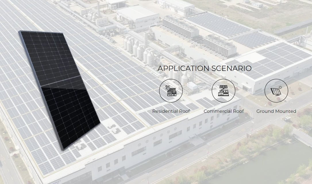 commercial bifacial solar panels - pallet - 545 Watt Hyperion Solar Panel Pallet of 36 - #picturestatus# - Clear Energy Partners